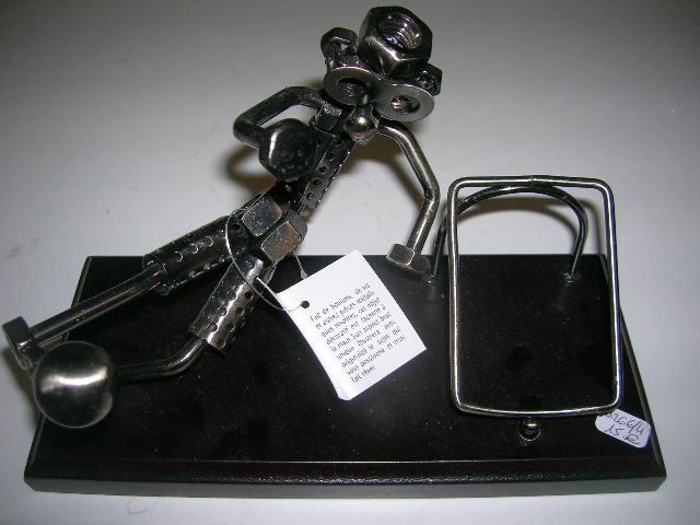 Porte téléphone - Sculpture métal - 11266/4 - 15 €